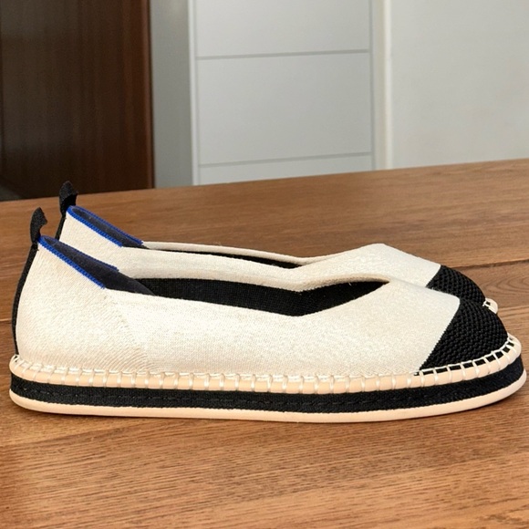 Rothy's Black and Cream Flats Size 10 - Picture 8 of 16